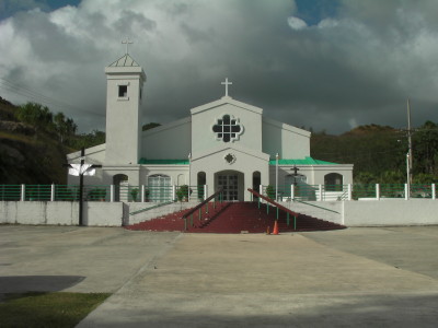 ココス島の近くの教会